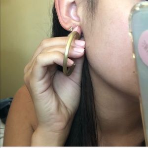 Gold Sheila Fajl Hoops